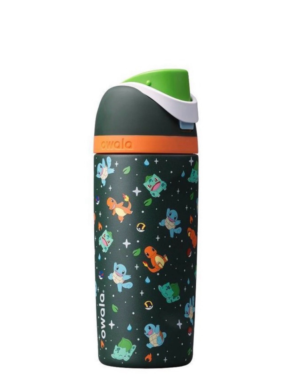 Owala Kids Green Pokemon Print First Partner Insulated Water Bottle